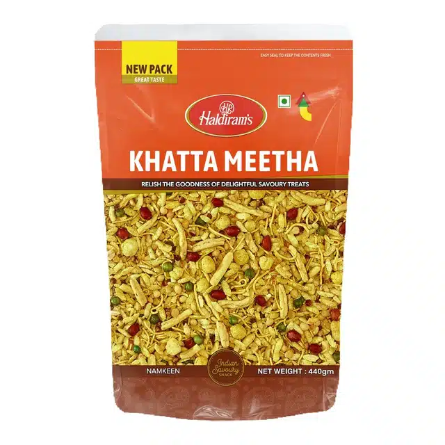 हल्दीराम खट्टा मीठा नमकीन 400 g + 40 g extra