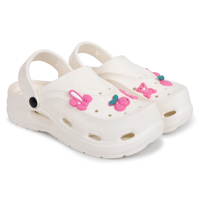 Clogs for Women (White, 6)