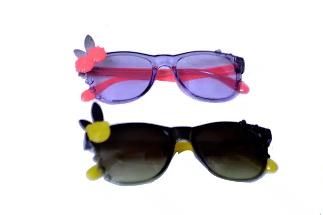 UV Protected Sunglasses for Kids (Pack of 2) (Multicolor, 4-10 Years)