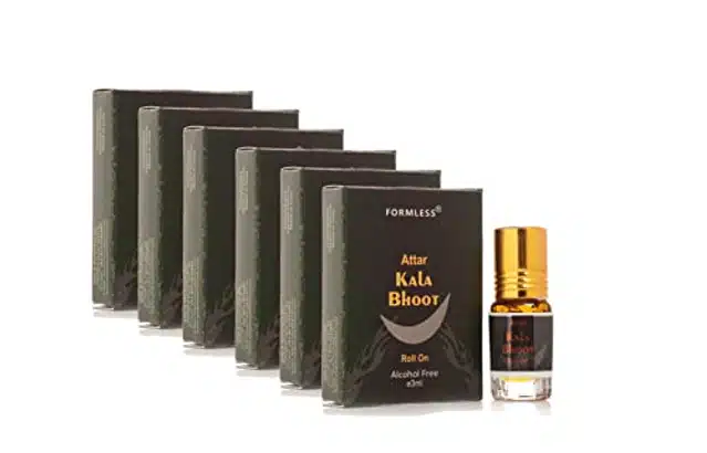 Kala Bhoot Roll On Attar (3 ml, Pack of 6)