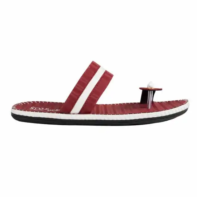 Style Height Synthetic Airmix Men's Slipper (Red, 10) (BM225)