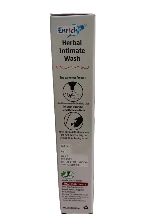 Enrich Plus Herbal Intimate Wash (100 ml)