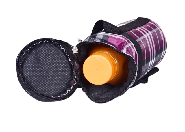 Canvas Water Bottle Bag (Multicolor)