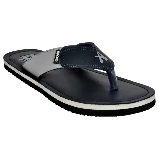 Flip Flops for Men (Navy Blue, 6)