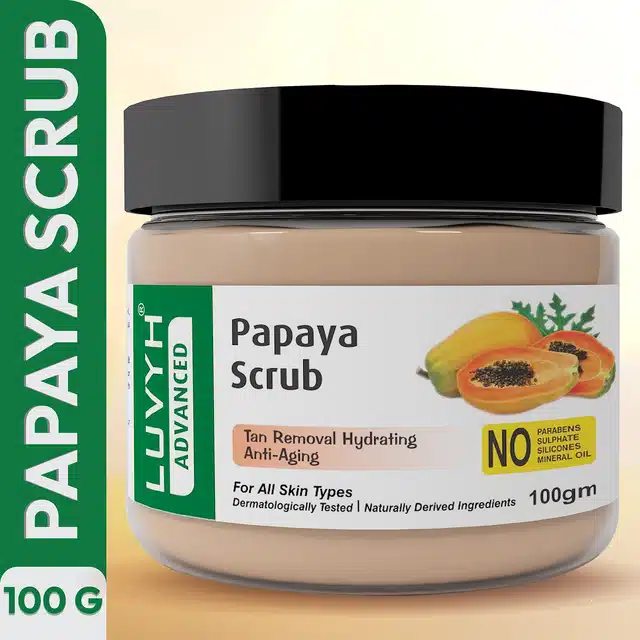 Luvyh Papaya Scrub (100 g) (S-17)