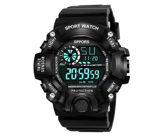 Sports Watch for Kids (Black)