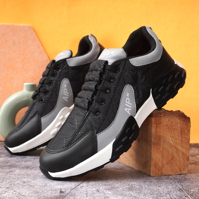 Casual Shoes for Men (Black, 6)