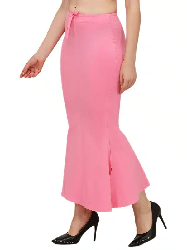 Saree Shapewear Petticoat for Women (Baby Pink, 2XL) (S-125)