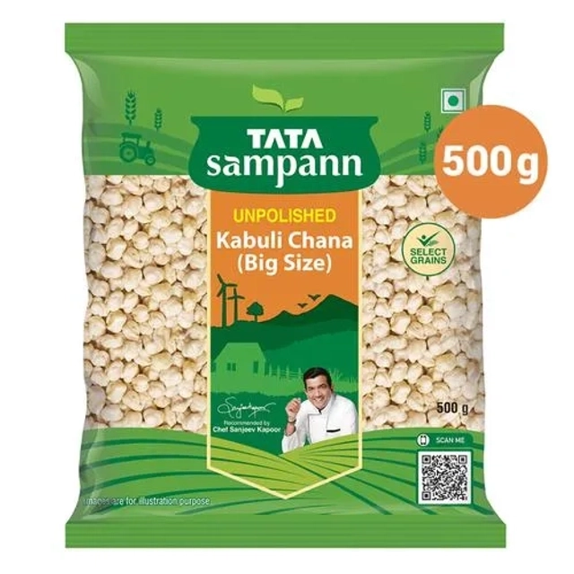 टाटा सम्पन्न काबुली चना (बिग साइज) 500 g