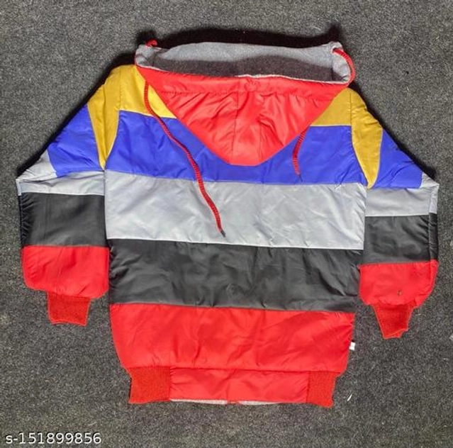 Polyester Jacket for Boys (Multicolor, 0-2 Months)