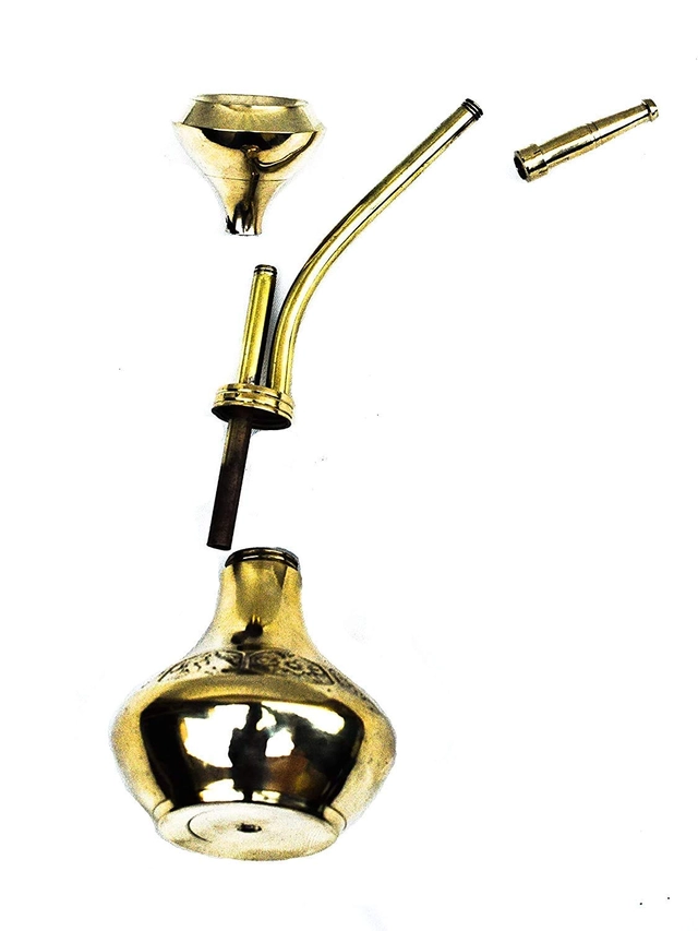 Metal Small Pipe Hookah (Gold)