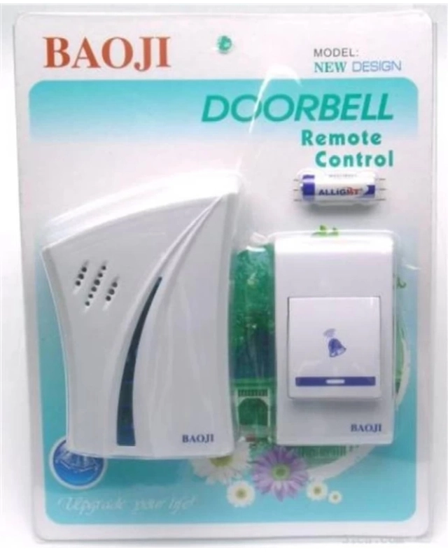 Baoji Premium Wireless Remote Control Door Bell (Multicolor)