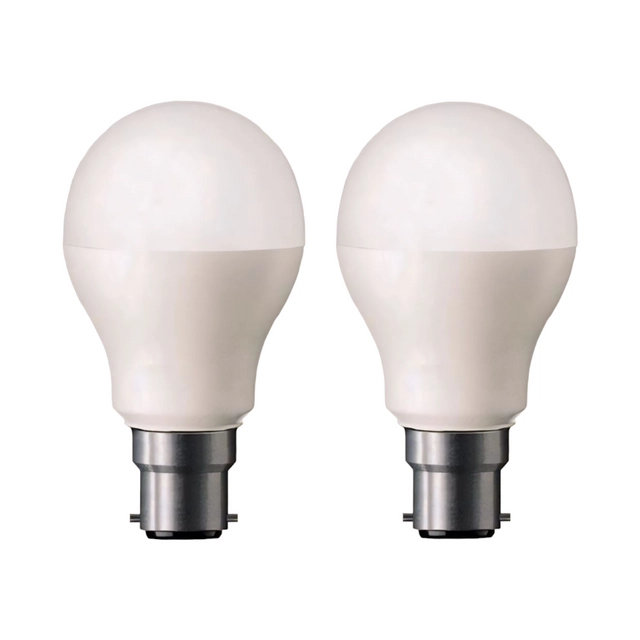 Ena Gold 9W LED Bulbs (White, 9 W) (Pack of 2)