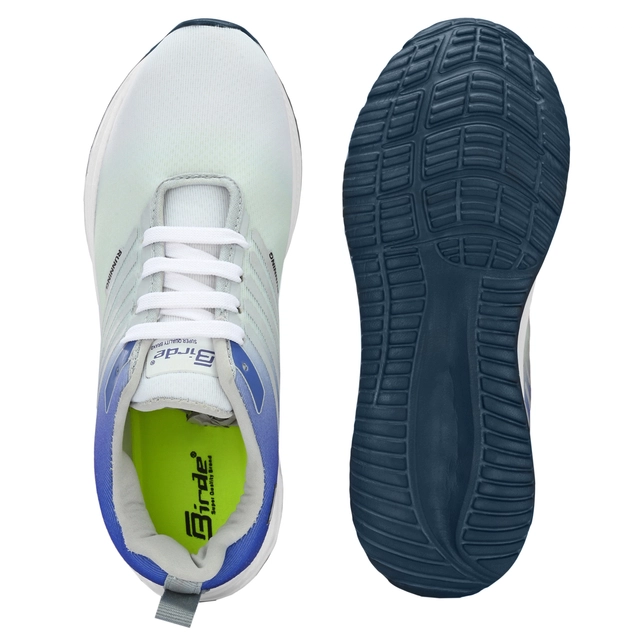 Sports Shoes for Men (Lavender & White, 6)