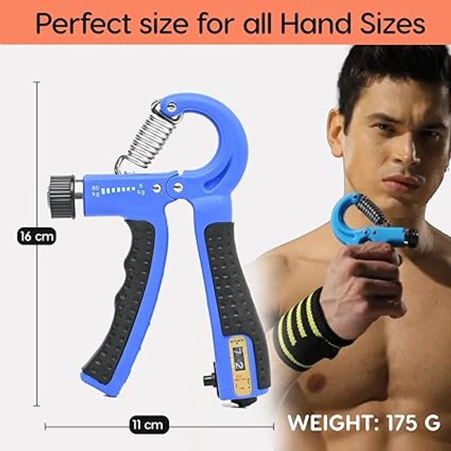 Adjustable Hand Gripper (Blue)