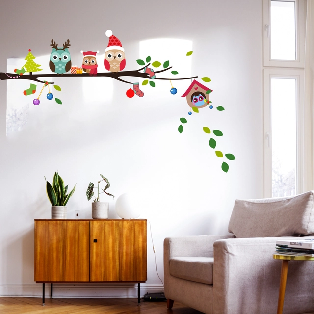 Vinyl Wall Stickers for Christmas (Multicolor)