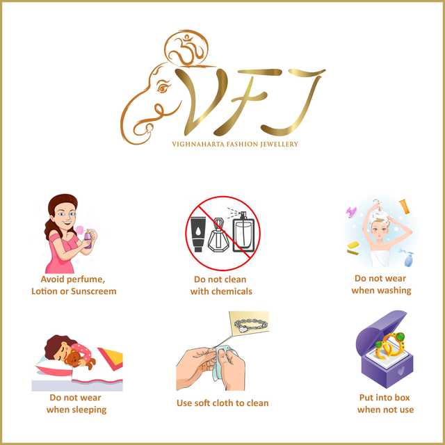 One Gram Gold Plated Alloy Ear Chain For Women's And Girl's (Golden, Set Of 2) (V-129)