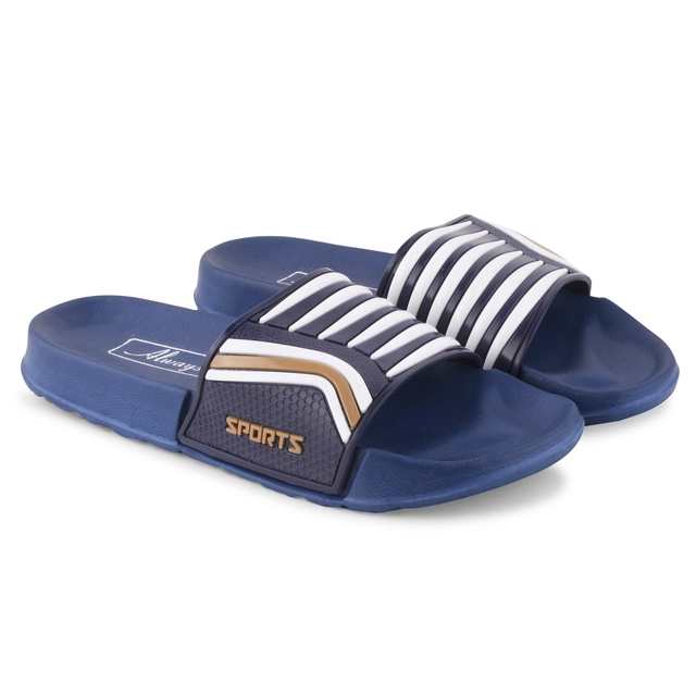 Sliders for Men (Blue, 6)