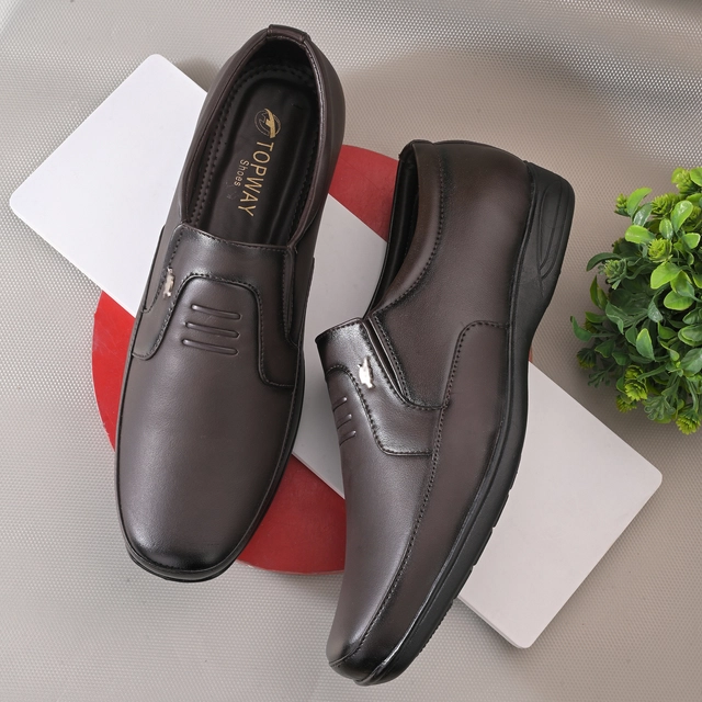 Formal Shoes for Men (Brown, 6)