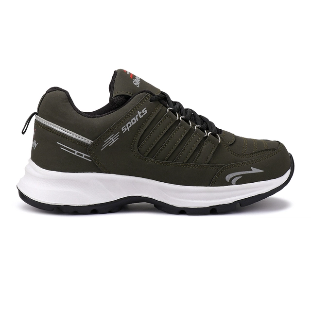 Sports Shoes for Men (Green, 6)