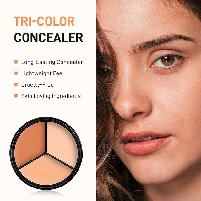 Combo of Foundation & Color Corrector Palette for Women (Multicolor, Set of 2)