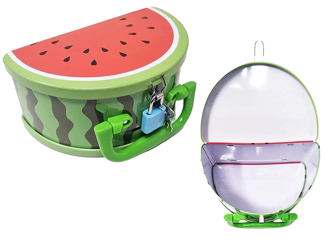 Kalra Magic Fruit Shaped Coin Box for Kids (Red & Green)