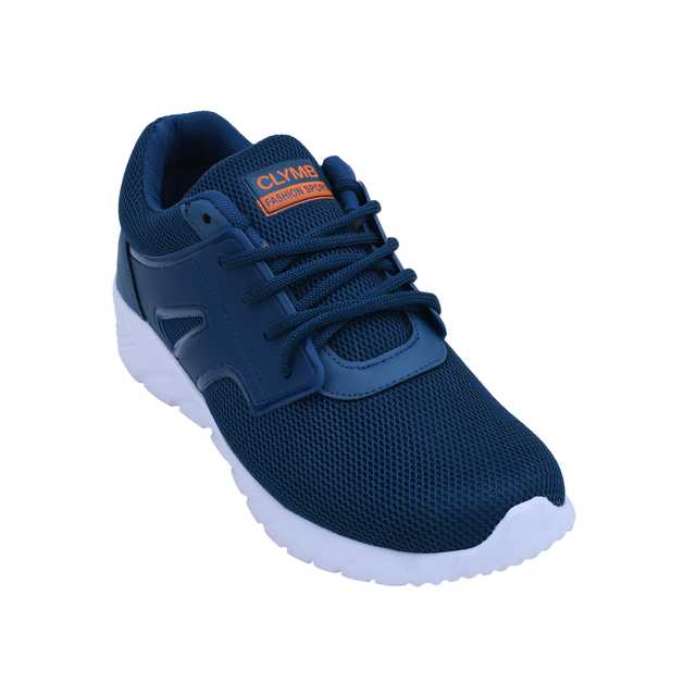 Men's Mesh Lace-up Sports Shoes (Royal Blue, 7) (OM-108)