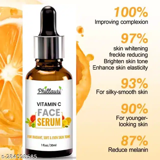 Phillauri Vitamin C & E Face Serum (Pack of 4, 30 ml)