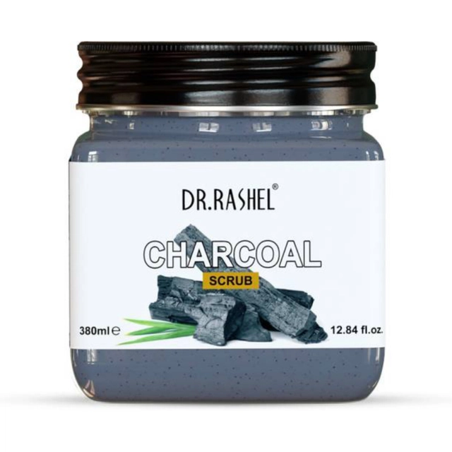 Dr. Rashel Charcoal Face & Body Scrub (380 ml)