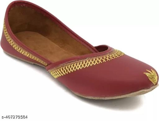 Juttis for Women (Maroon, 6)