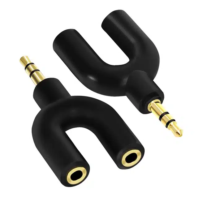Plastic Convertor Splitter For Mobile (Set Of 2) (Pk-057)