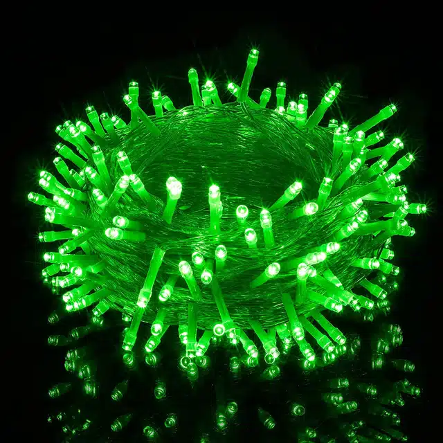 LED Pixel String & Rice Light for Festive Decoration (Green, 15 m)