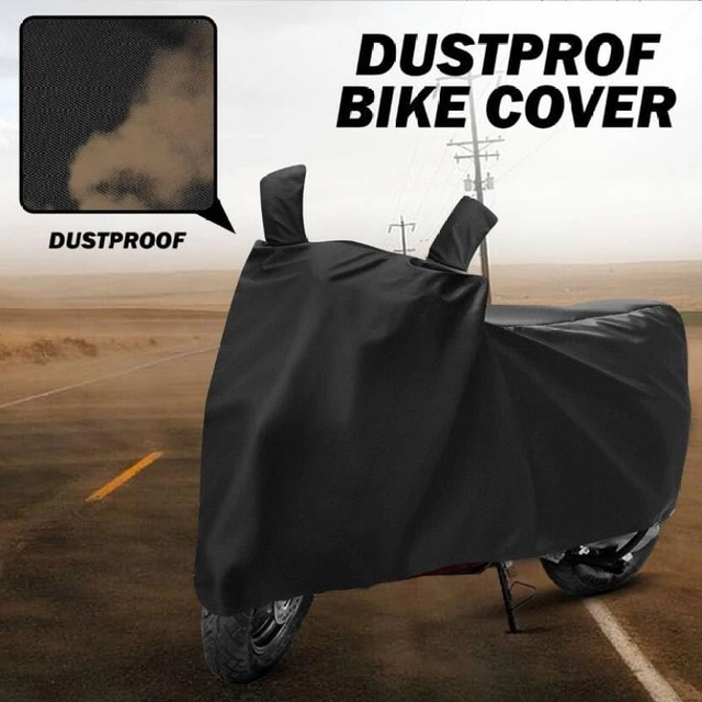 Polyester Two Wheeler Cover (Black)