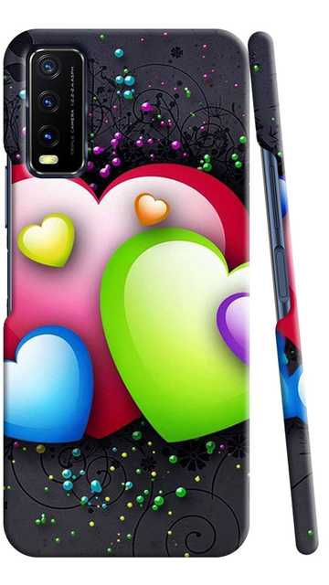 Back Cover for Vivo Y20, Vivo Y20i, Vivo Y20G, Vivo Y20A, Vivo Y12s (Multicolor) (RH-1544)