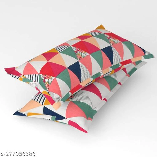 Cotton Pillow Covers (Multicolor, 18x28 inches) (Pack of 6)