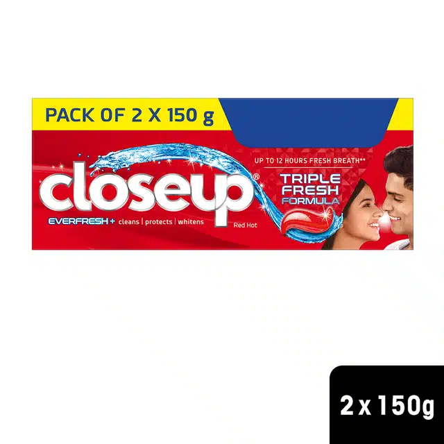 क्लोज अप रेड हॉट टूथपेस्ट 2 X 150g