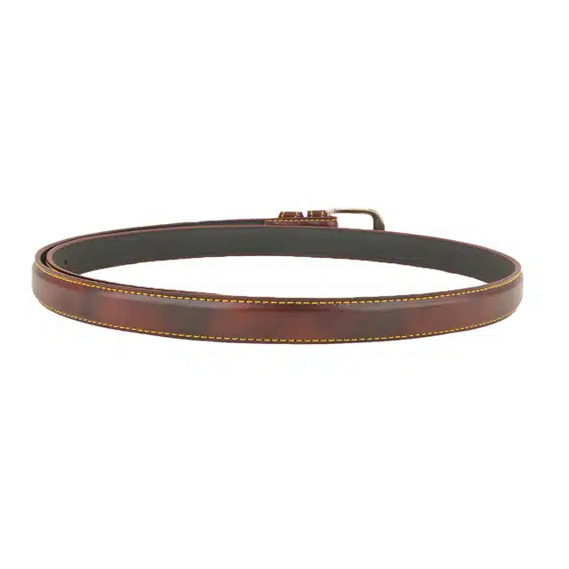 Leather Belt for Women & Girls (Brown, 38)