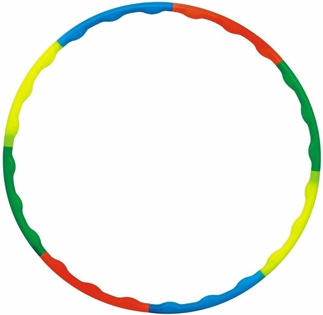 Adjustable Plastic Hula Hoop Ring Set for Kid (Multicolor, Set of 1)