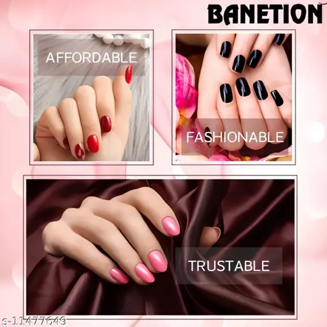 BANETION New Beautiful HD Color Nail Polish Combo 6 ml (Pack of 12)