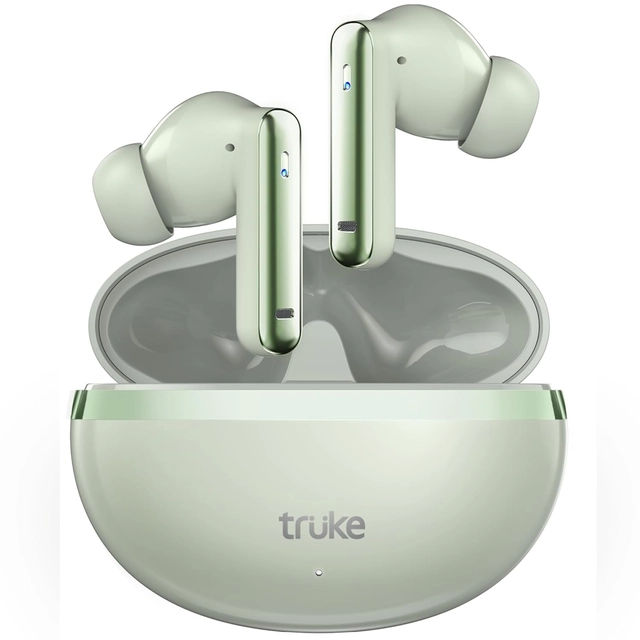 Truke Wireless Earbuds Bluetooth with Charging Case (Green)