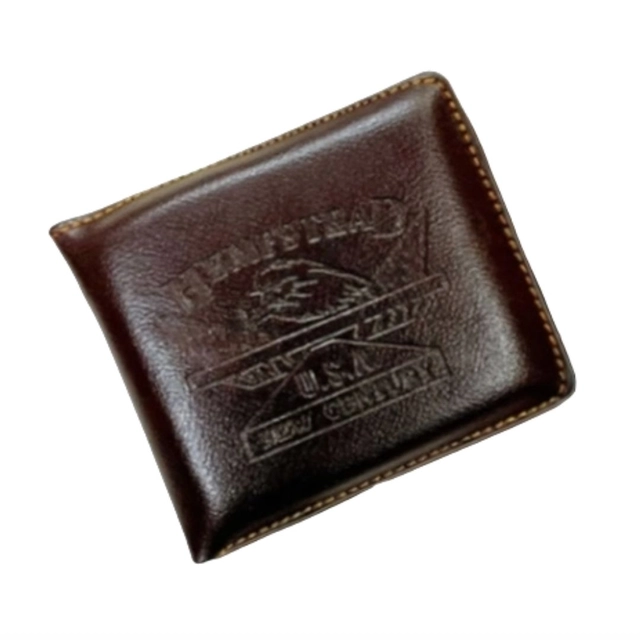 Faux Leather Wallet for Men (Brown)