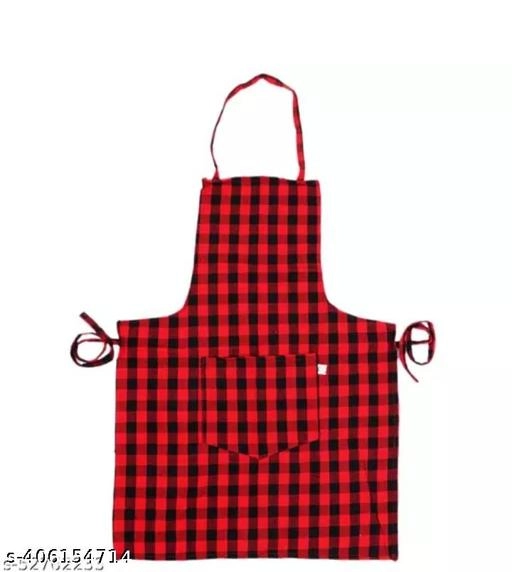 Cotton Apron for Men & Women (Red)