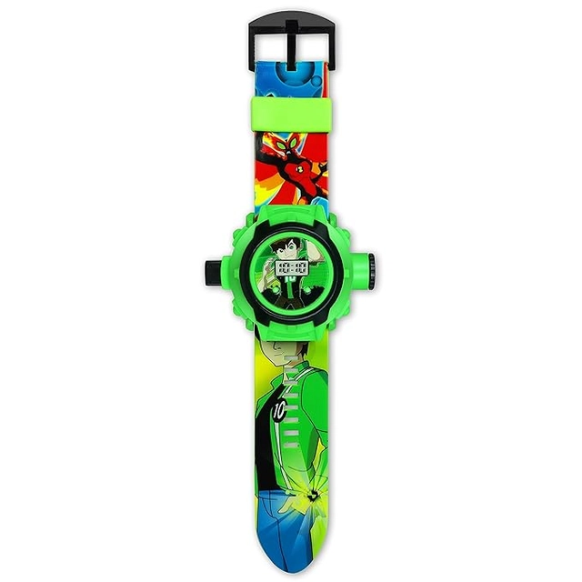 Ben 10 Digital Watch with 24 Image Projection for Kids (Multicolor)