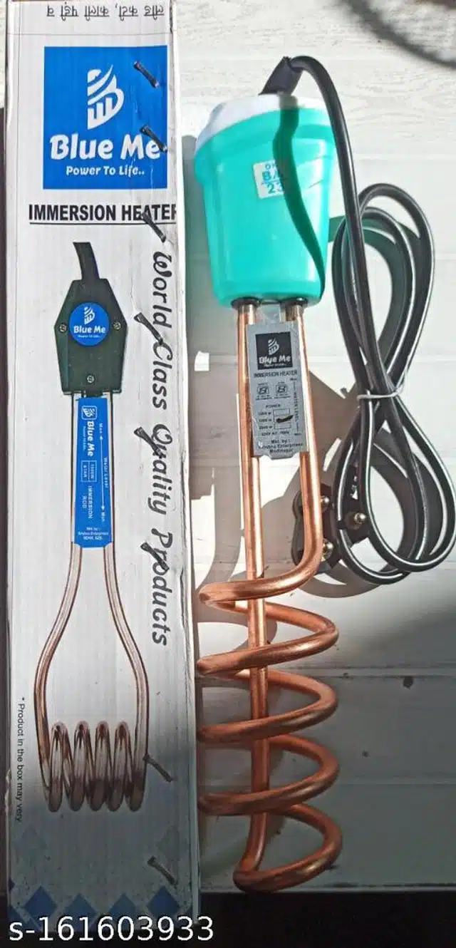 Water Heater Immersion Rod (Turquoise & Silver, 1500 W)