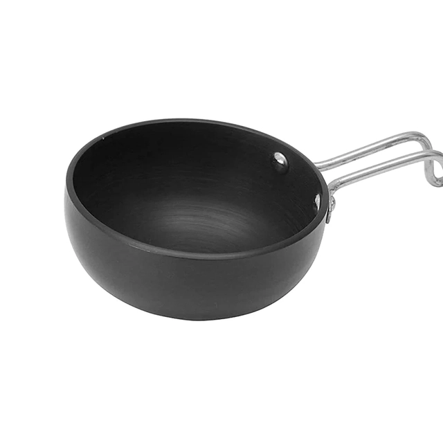 Stainless Steel Tadka Pan (Black)