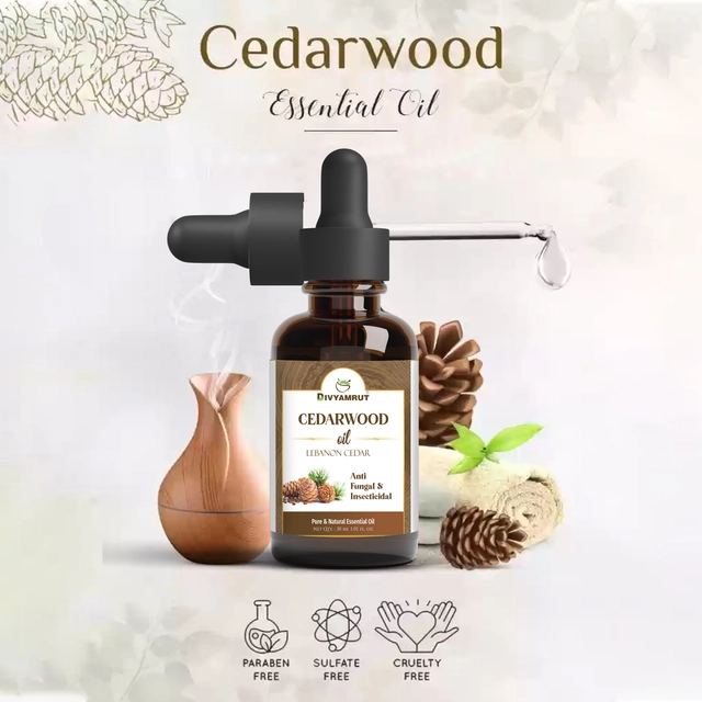 Divyamrut Cedarwood Essential Oil (30 ml)