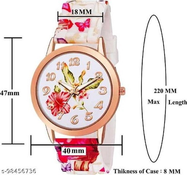 Analog Watch for Women (Multicolor)