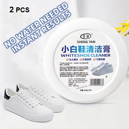 White Shoes Cleaning Cream (260 g, Pack of 2)