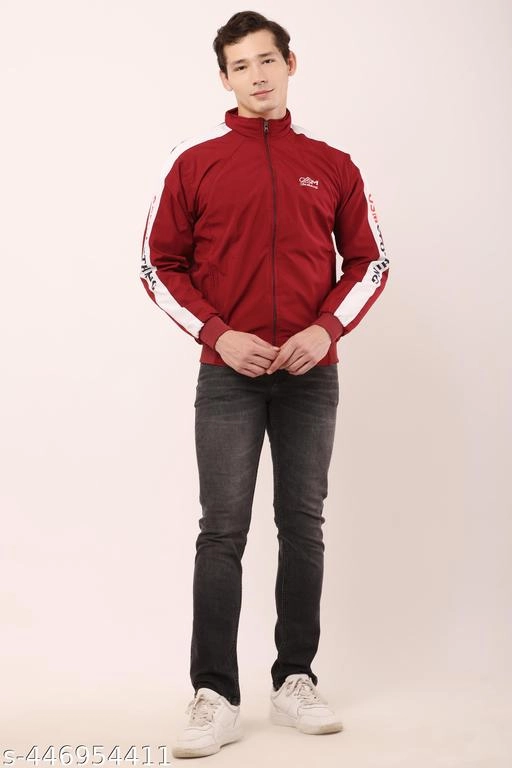 Jacket for Men (Red, M)