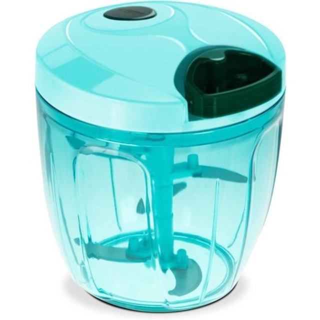 Plastic Manual Vegetables Chopper (Multicolor, 1000 ml)